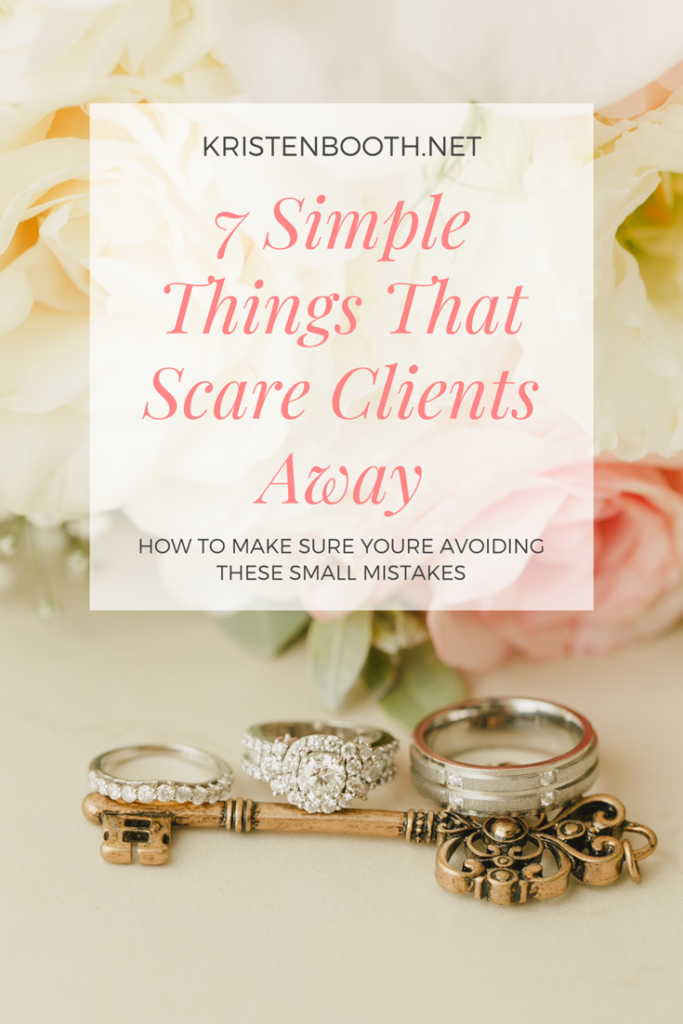 7 things that may be costing you wedding clients