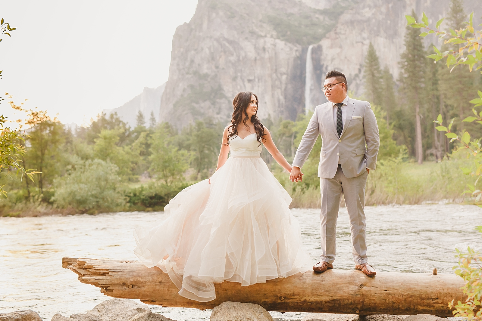 Wedding portraits in Yosemite National Park