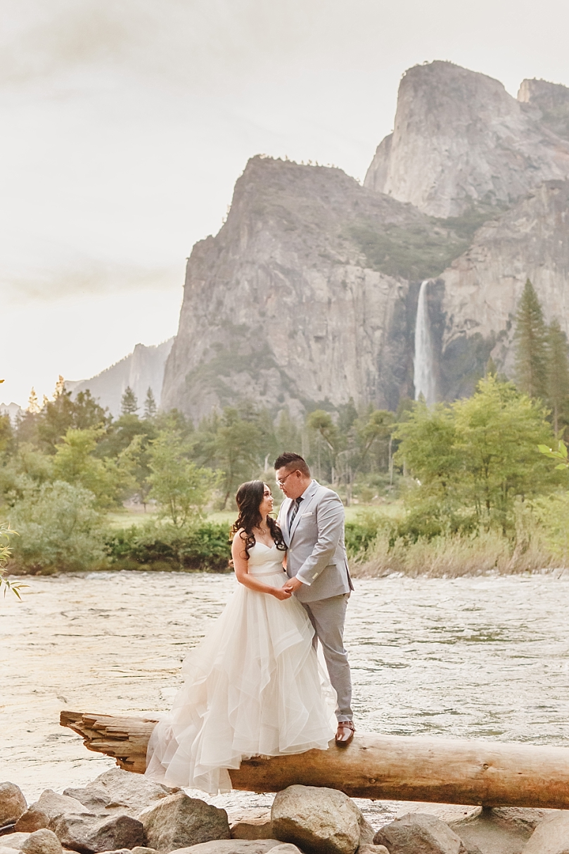 Epic Yosemite national park wedding photos