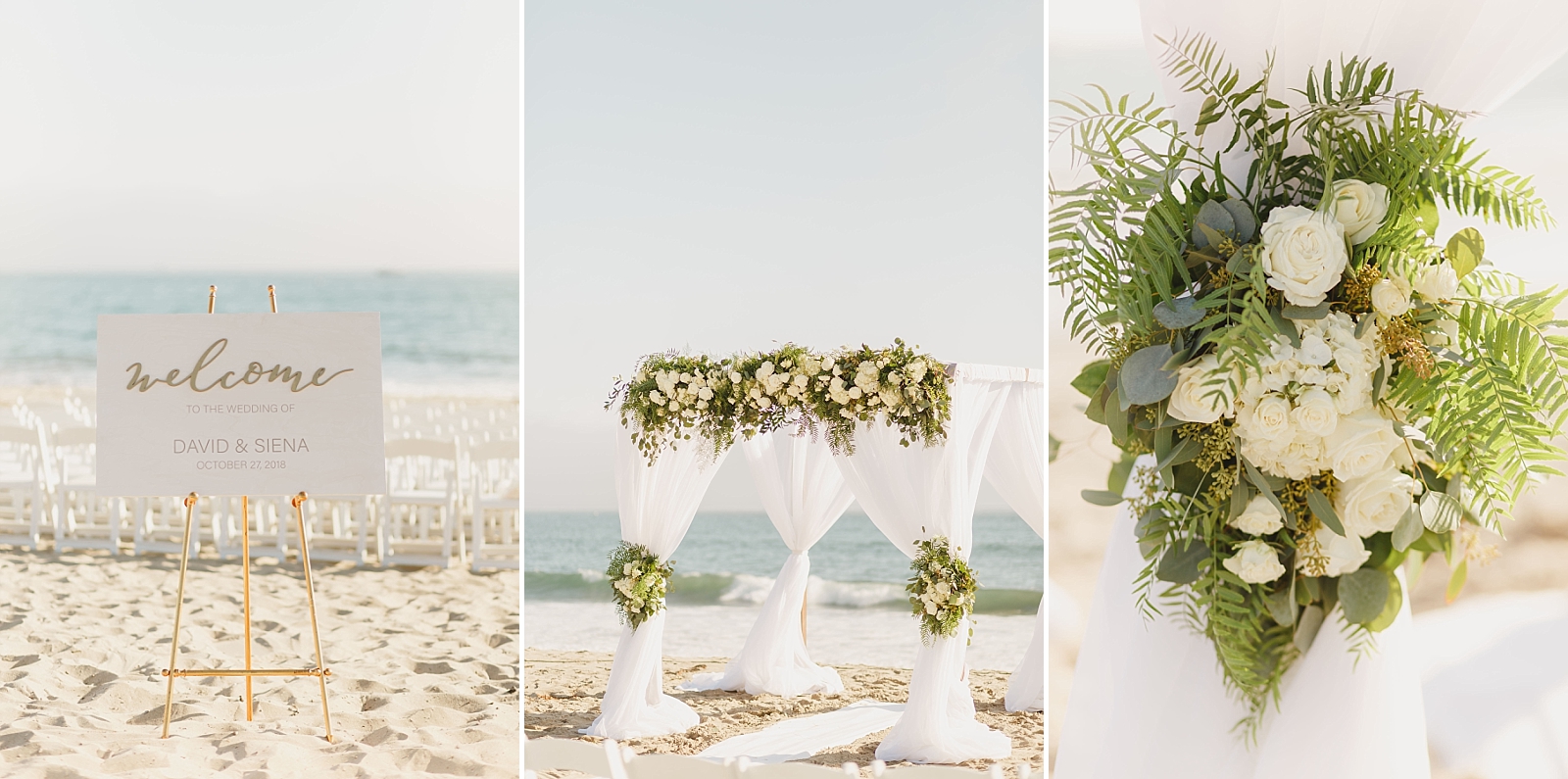 Santa Barbara Beachfront Wedding Photos
