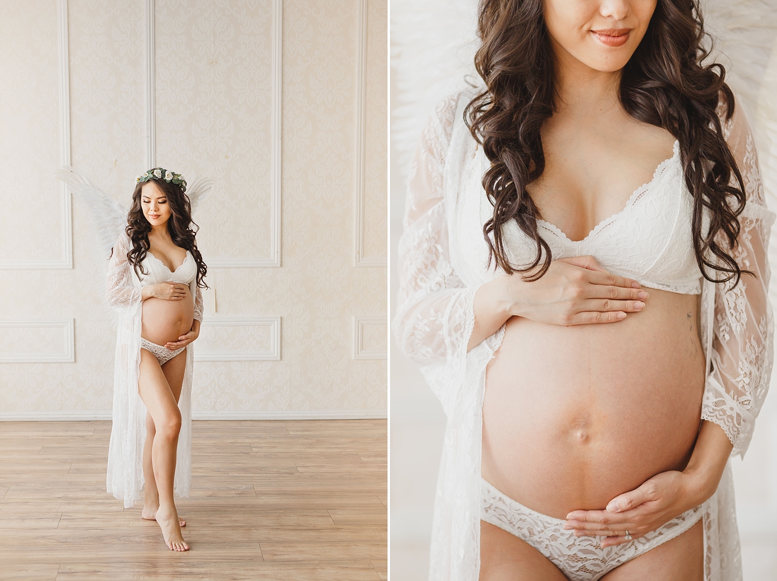 Ethereal Los Angeles maternity photos