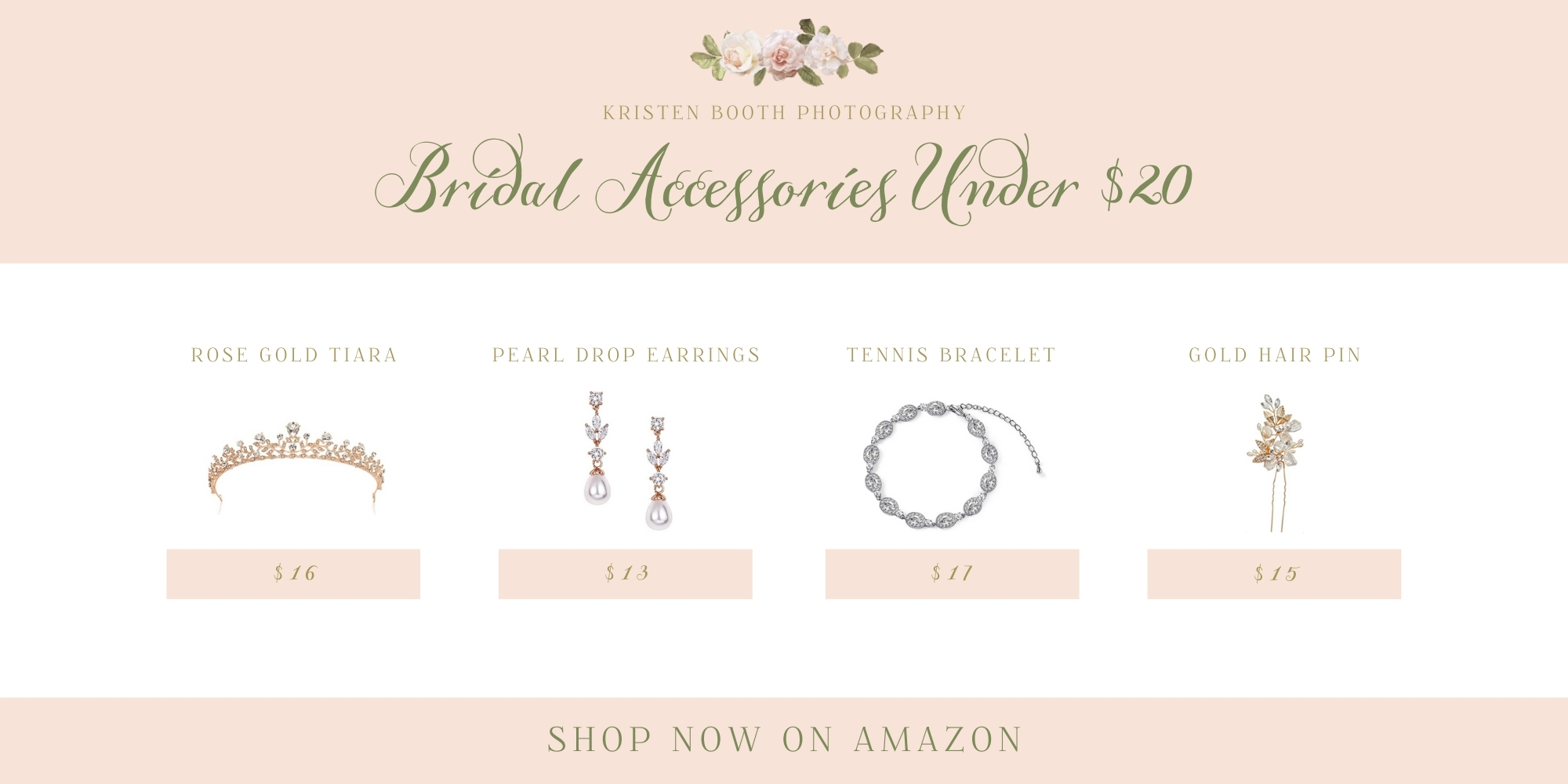 bridal accessories under $20 on Amazon