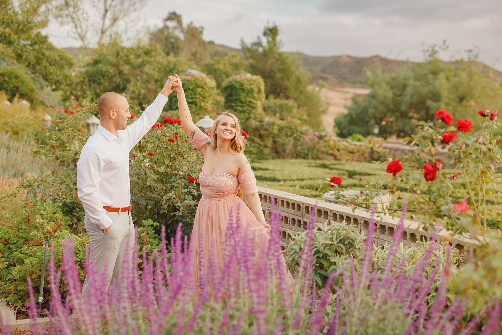 fairytale inspired engagement photos at the Humphrey's Estate