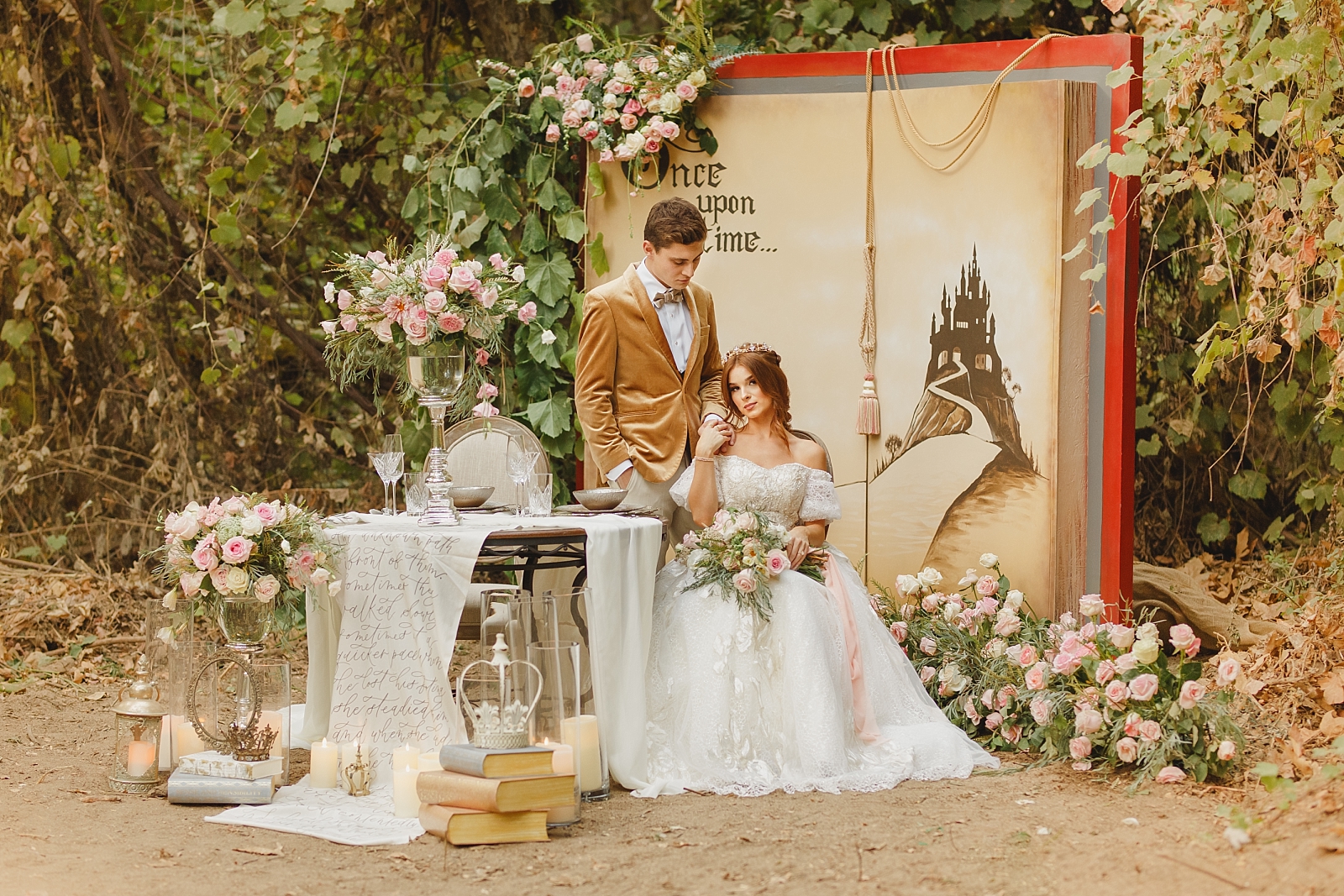 Fairytale themed forest Wedding Inspiration in Temecula, California